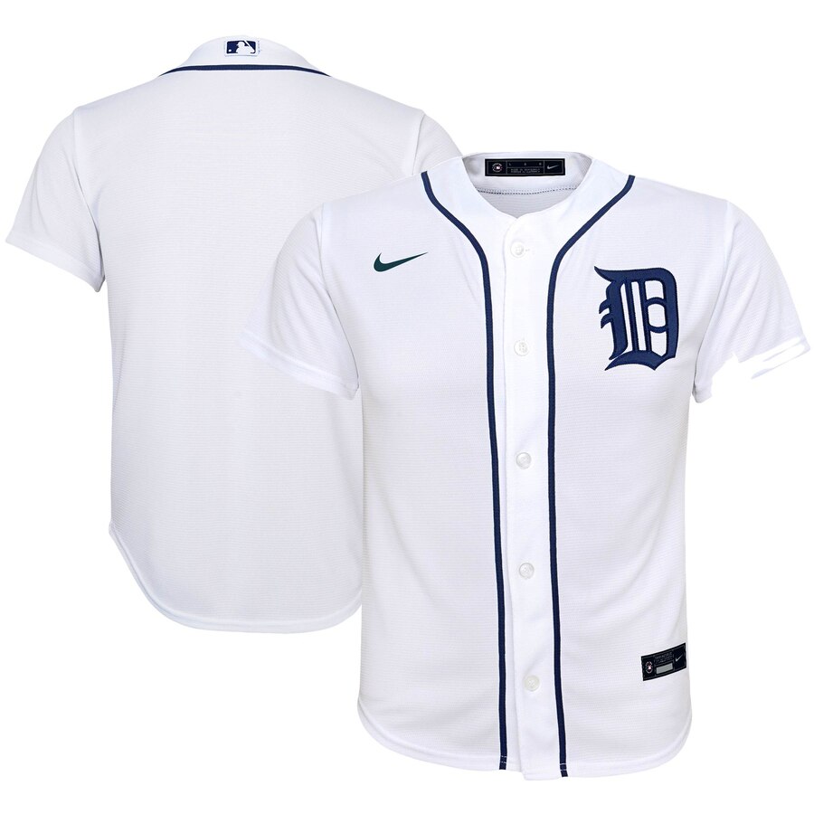 Detroit Tigers Nike Youth Home 2020 MLB Team Jersey White